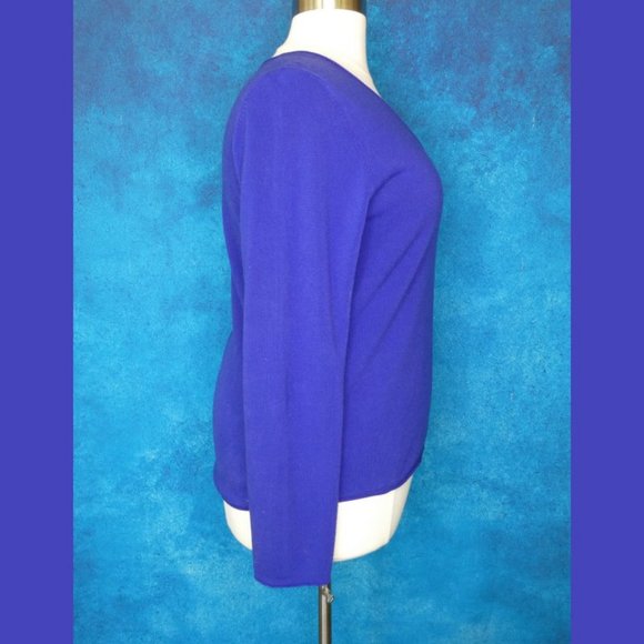 White Stag Blue V Neck Sweater XXL - Picture 6 of 8